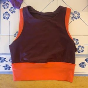 Lightly worn lulu crop top